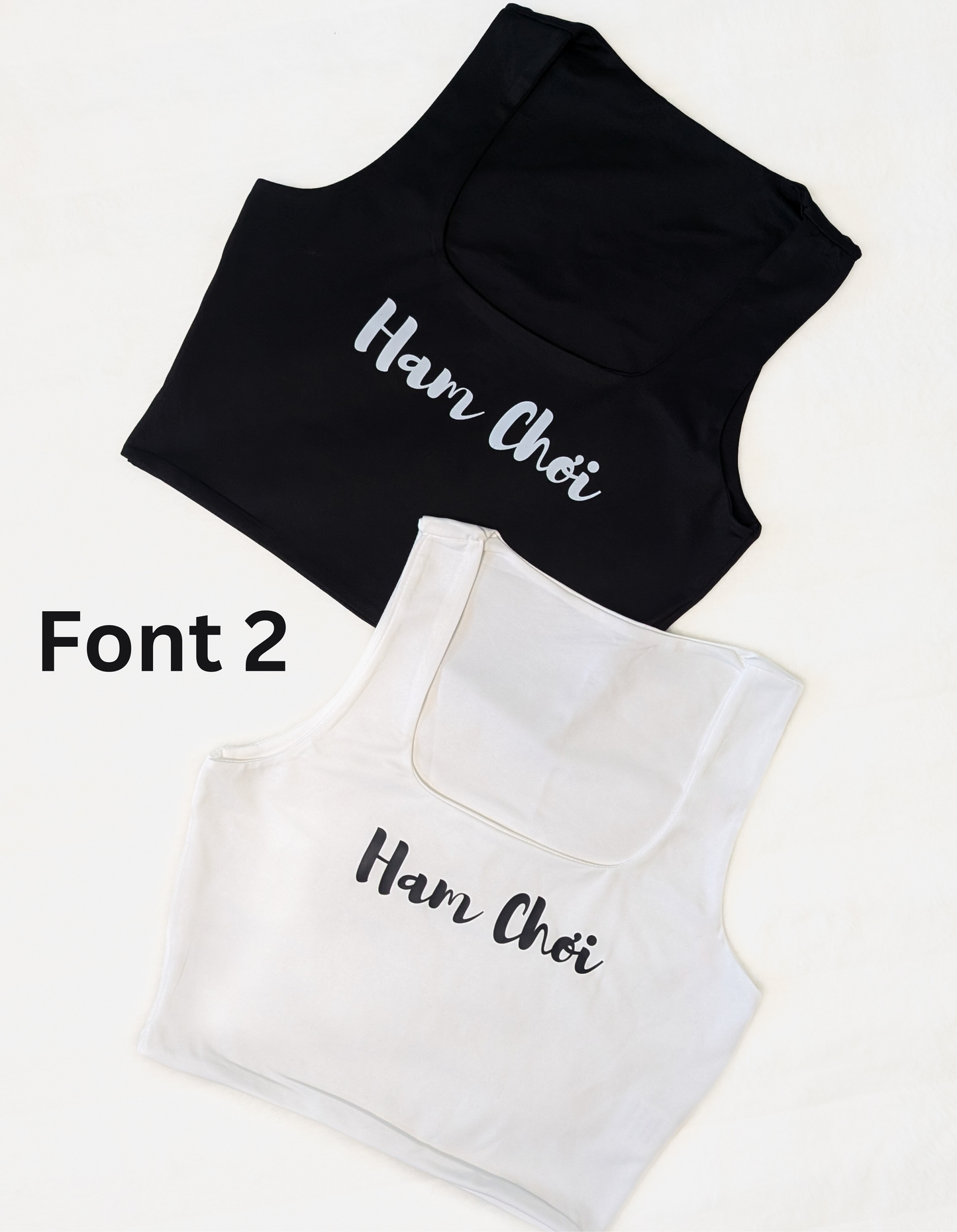 Ham Choi Sleeveless Crop Top