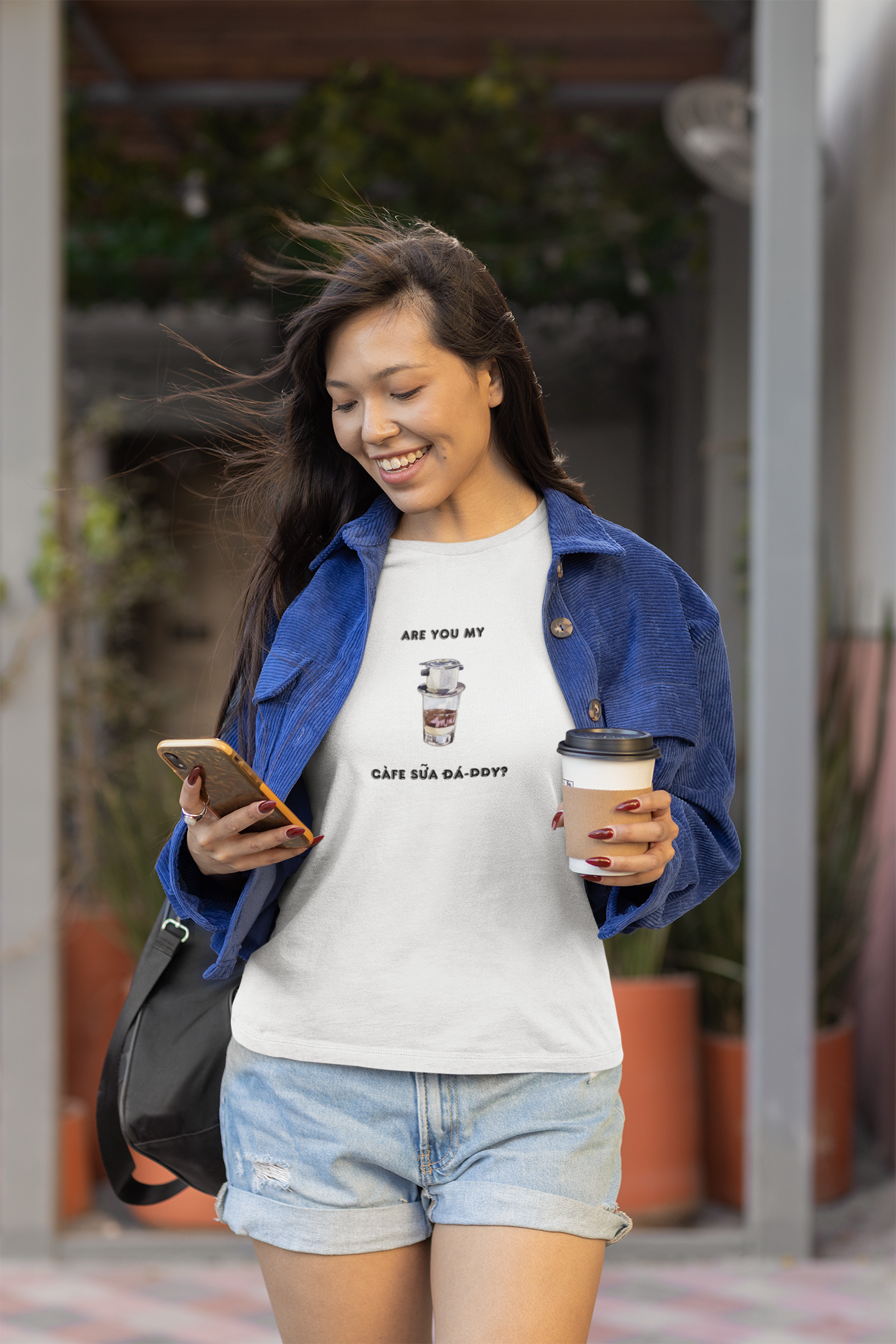 Cafe Sua Da-ddy Premium T-Shirt