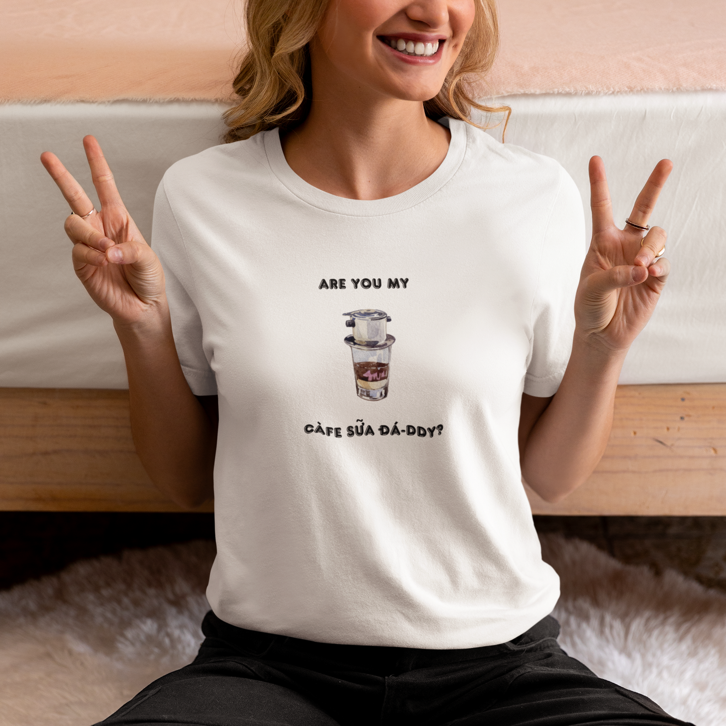 Cafe Sua Da-ddy Premium T-Shirt