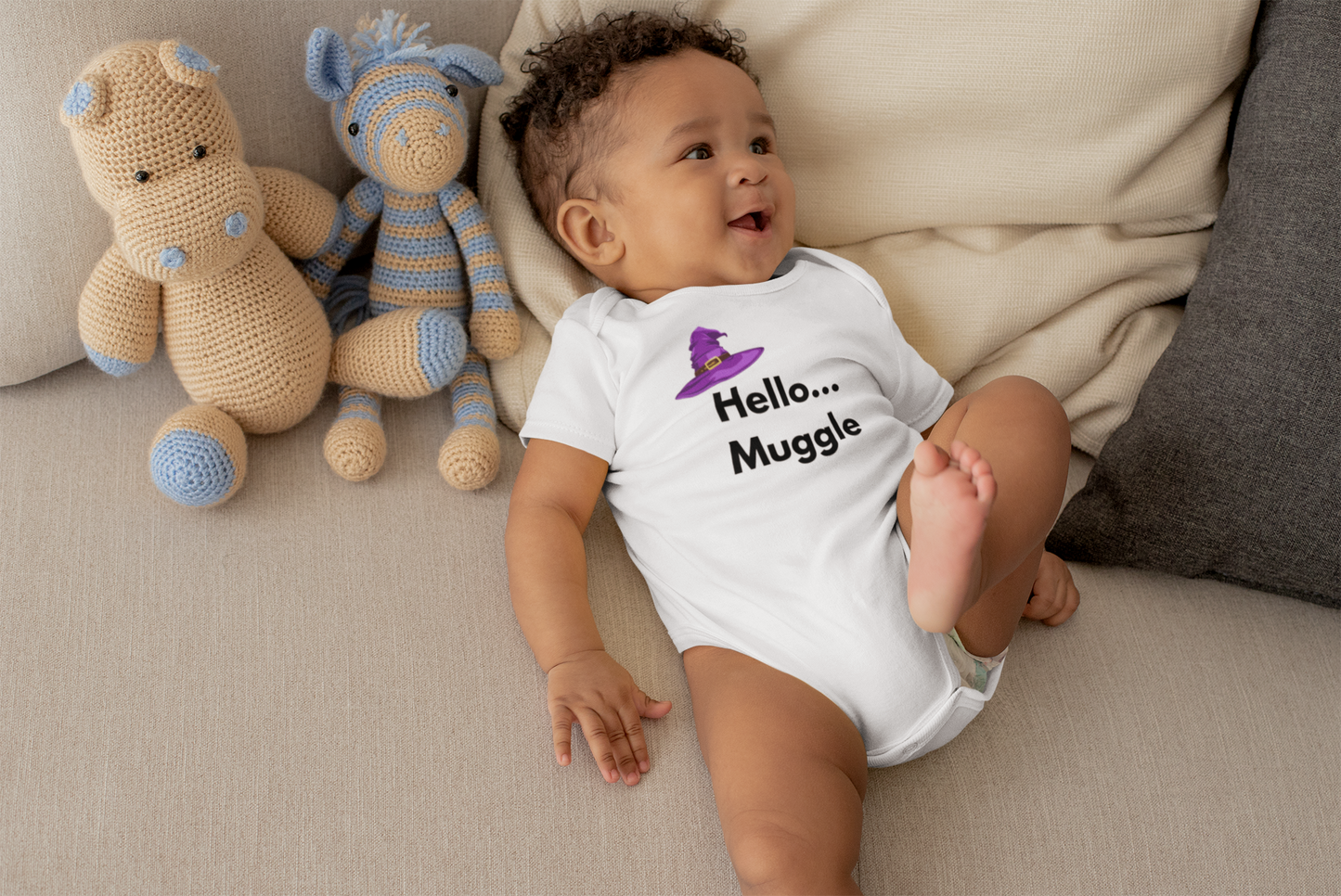 Hello...Muggle - Baby Onesie